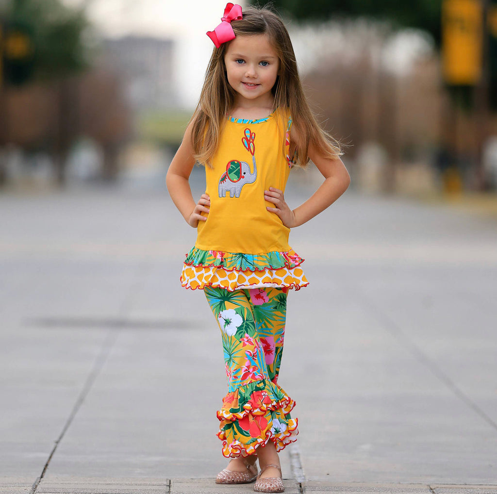 Tropical Elephant Boutique Set