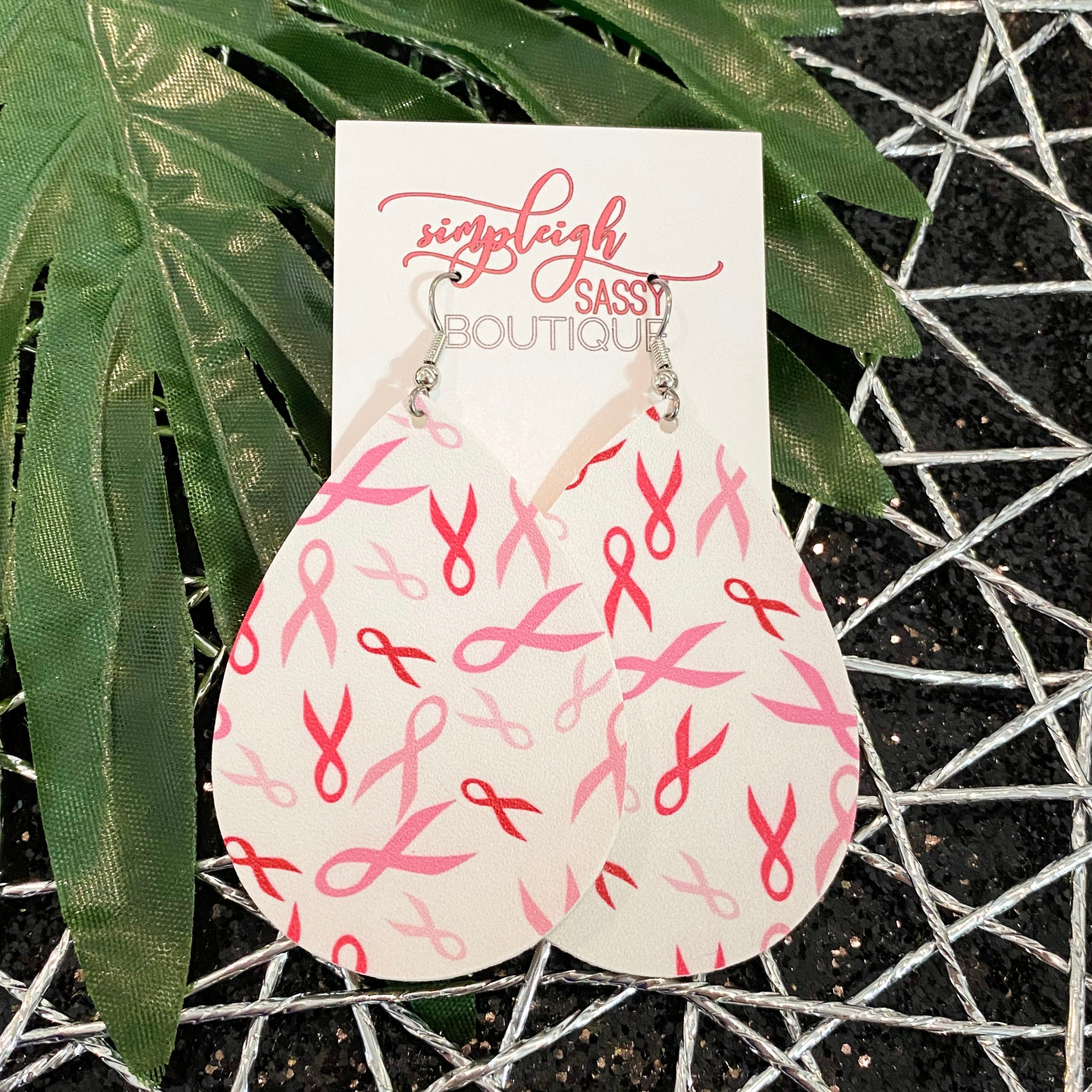 Breast Cancer Awareness Teardrops