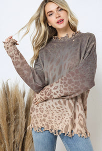 Chasing Leopard Sweater