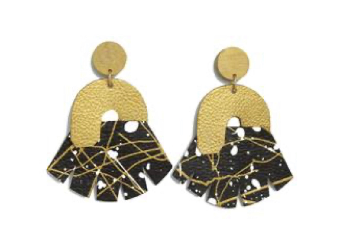 Handmade Leather Earrings