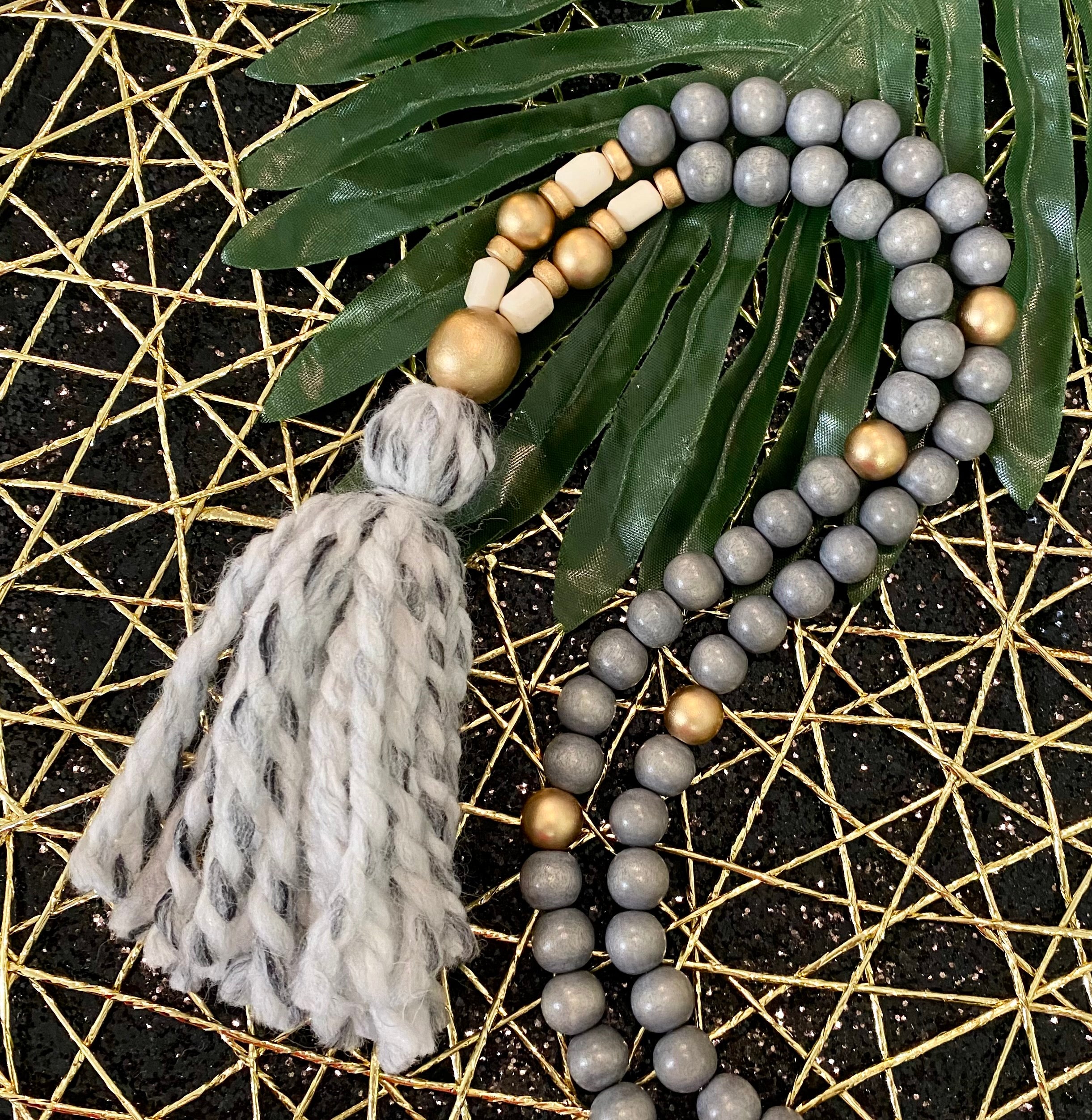Yarn Tassel Necklace